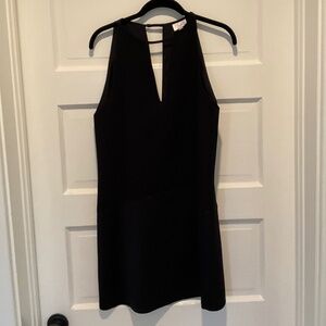 Parker little black dress—crepe and silk block size XS